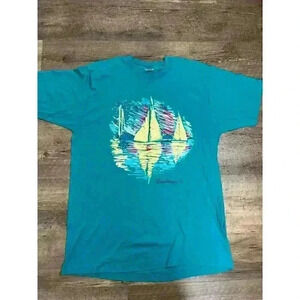 Vtg 90's Y2K Fruit Of The Loom Made In USA Single Stitch Unisex XL Art T-Shirt